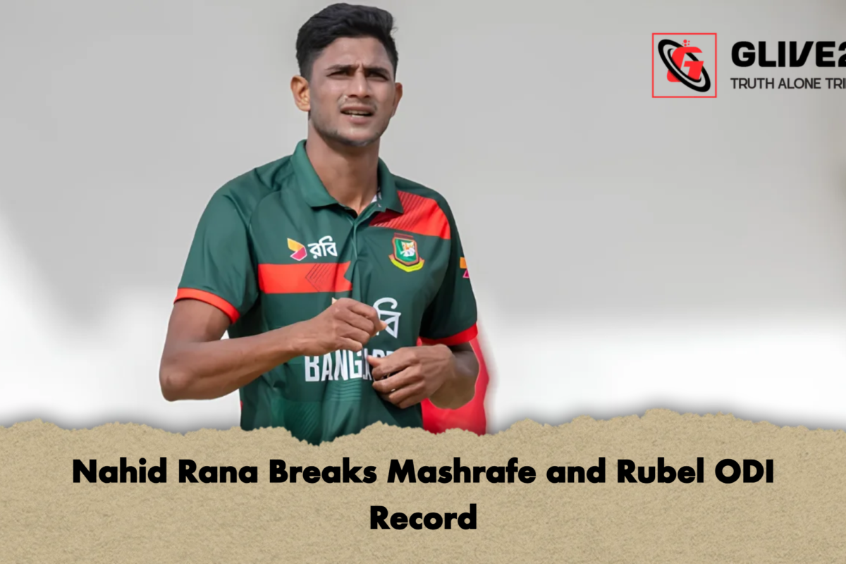 Nahid Rana Breaks Mashrafe and Rubel ODI Record