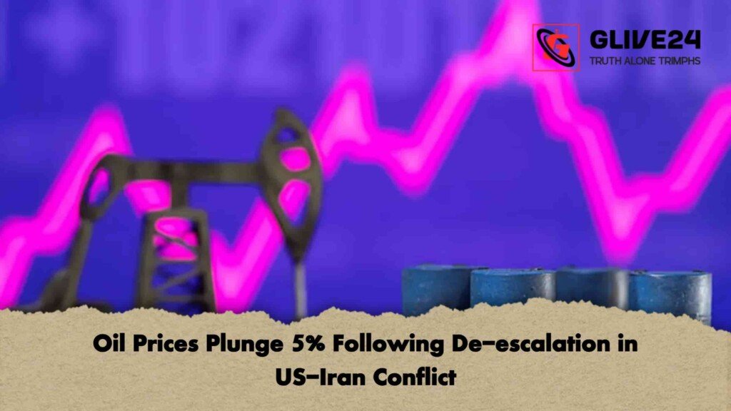 Oil Prices Plunge 5% Following De-escalation in US-Iran Conflict