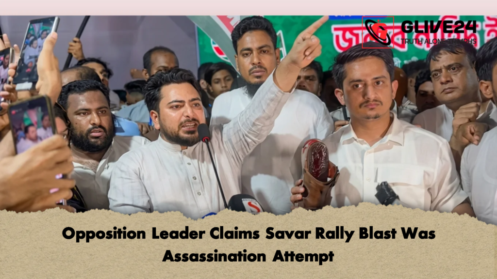 Opposition Leader Claims Savar Rally Blast Was Assassination Attempt 2 Opposition Leader Claims Savar Rally Blast Was Assassination Attempt
