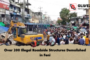 Over 200 Illegal Roadside Structures Demolished in Feni