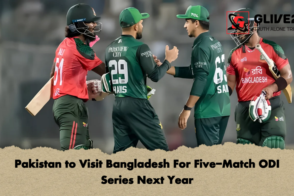 Pakistan to Visit Bangladesh For Five-Match ODI Series Next Year