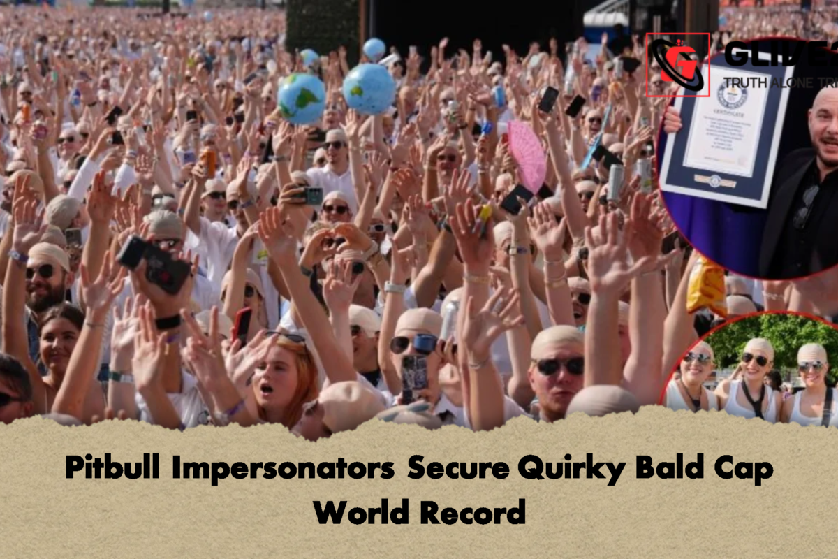 Pitbull Impersonators Secure Quirky Bald Cap World Record