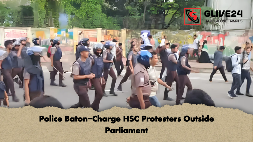 Police Baton Charge HSC Protesters Outside Parliament 2 Police Baton-Charge HSC Protesters Outside Parliament