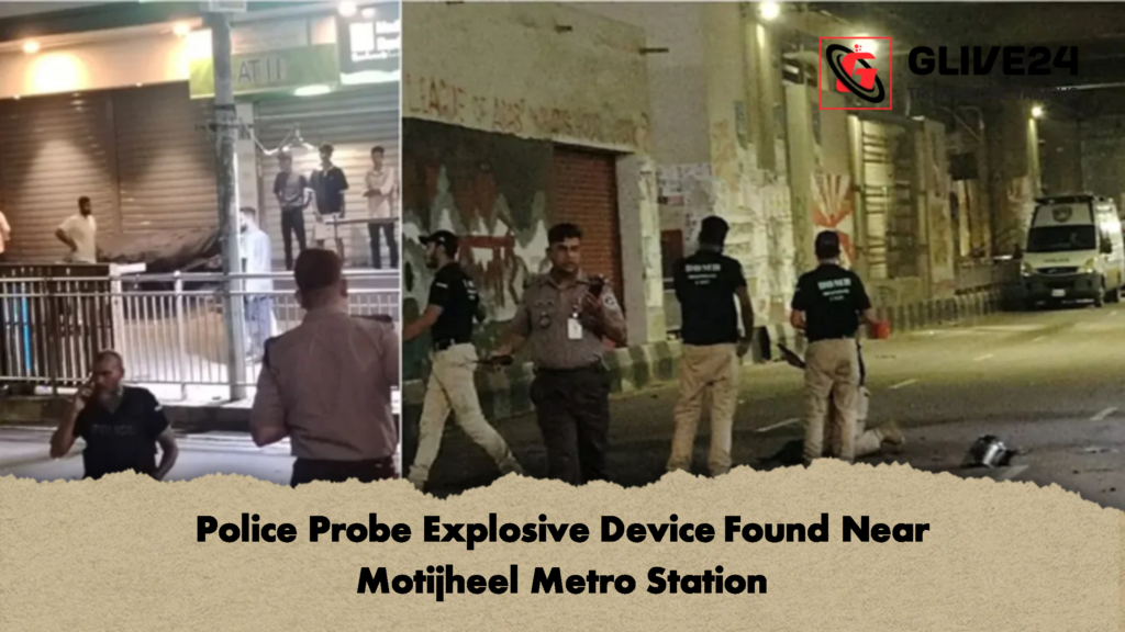 Police Probe Explosive Device Found Near Motijheel Metro Station 2 Police Probe Explosive Device Found Near Motijheel Metro Station