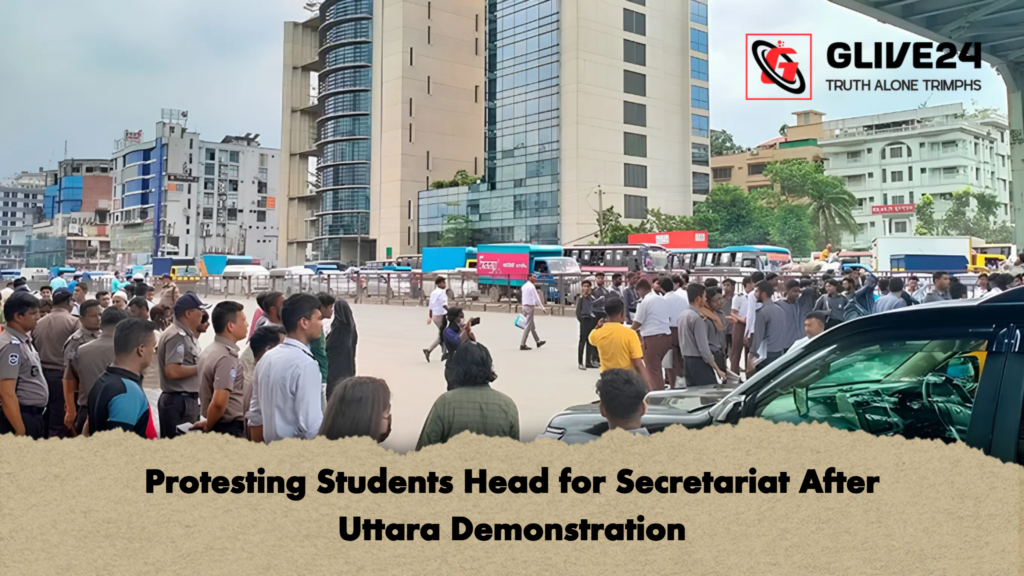 Protesting Students Head for Secretariat After Uttara Demonstration 2 Protesting Students Head for Secretariat After Uttara Demonstration 2 Protesting Students Head for Secretariat After Uttara Demonstration