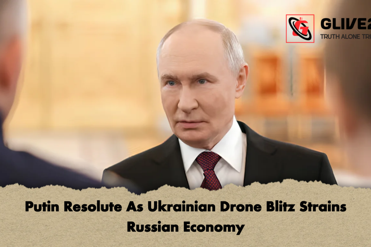 Putin Resolute As Ukrainian Drone Blitz Strains Russian Economy