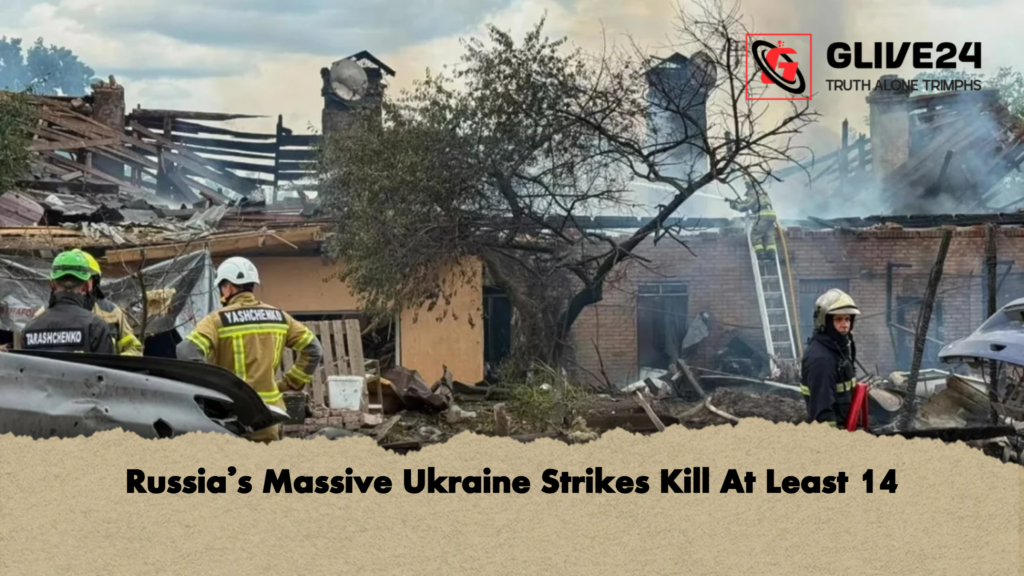 Russias Massive Ukraine Strikes Kill At Least 14 Russia’s Massive Ukraine Strikes Kill At Least 14