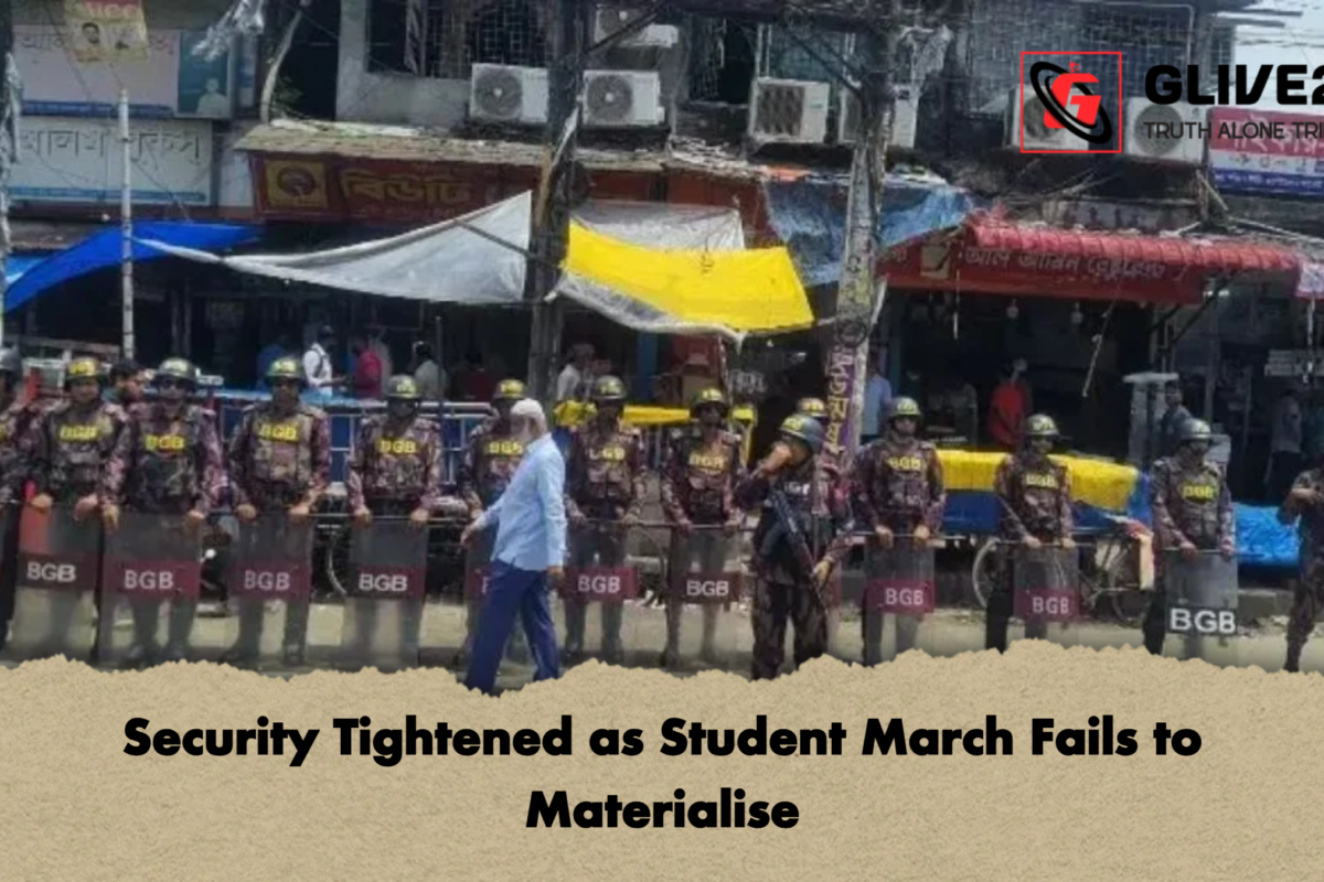 Security Tightened as Student March Fails to Materialise