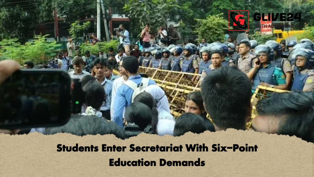 Students Enter Secretariat With Six Point Education Demands Students Enter Secretariat With Six-Point Education Demands