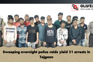 Sweeping overnight police raids yield 51 arrests in Tejgaon
