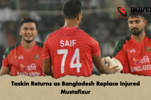 Taskin Returns as Bangladesh Replace Injured Mustafizur