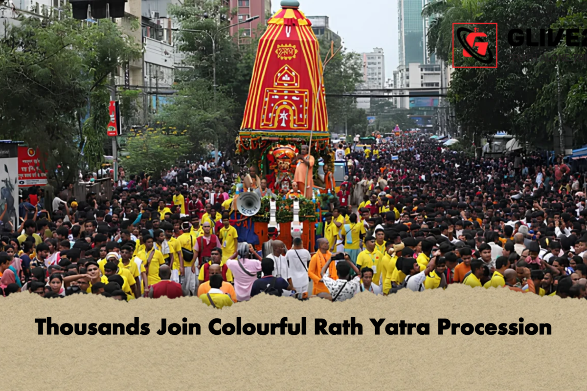 Thousands Join Colourful Rath Yatra Procession