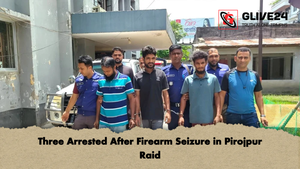 Three Arrested After Firearm Seizure in Pirojpur Raid Three Arrested After Firearm Seizure in Pirojpur Raid