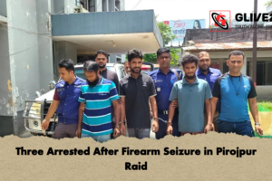 Three Arrested After Firearm Seizure in Pirojpur Raid