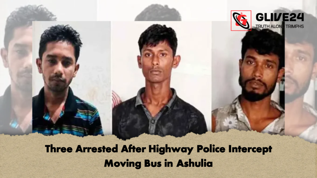 Three Arrested After Highway Police Intercept Moving Bus in Ashulia 2 Three Arrested After Highway Police Intercept Moving Bus in Ashulia