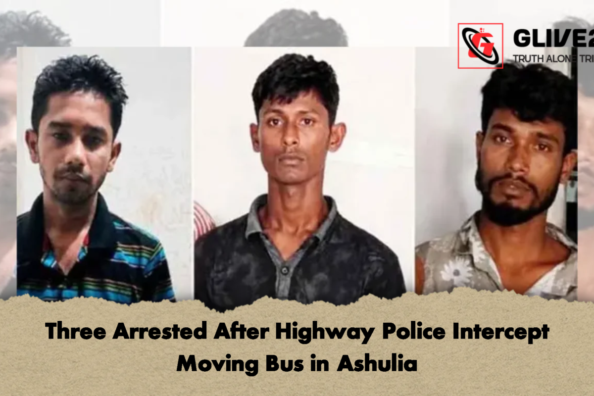 Three Arrested After Highway Police Intercept Moving Bus in Ashulia