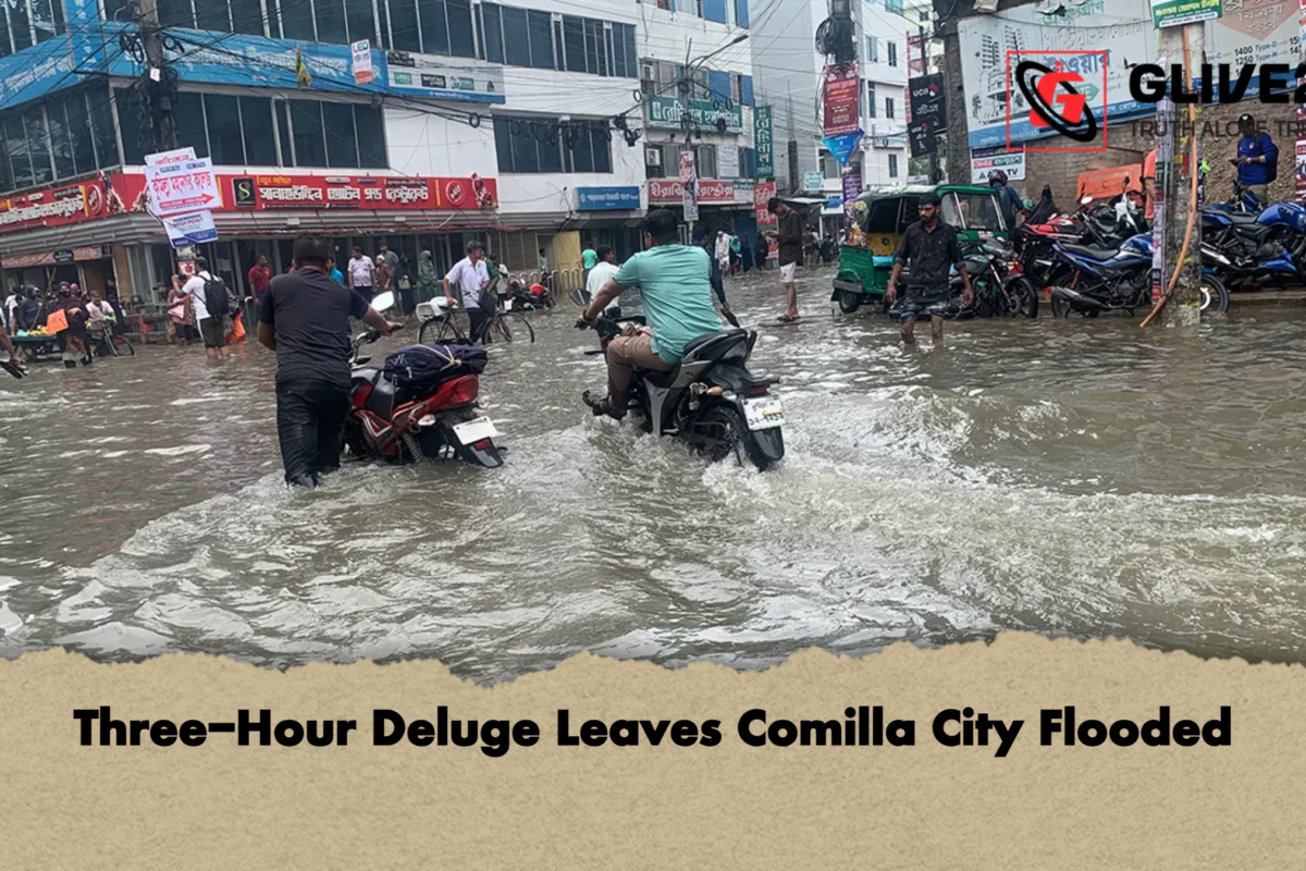Three-Hour Deluge Leaves Comilla City Flooded