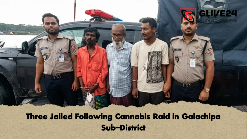 Three Jailed Following Cannabis Raid in Galachipa Sub District 1 Three Jailed Following Cannabis Raid in Galachipa Sub-District