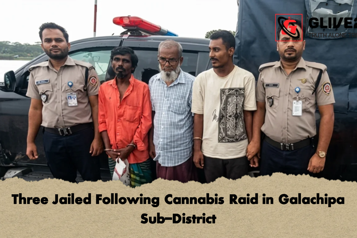 Three Jailed Following Cannabis Raid in Galachipa Sub-District