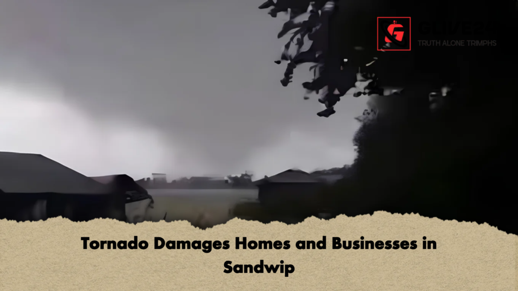 Tornado Damages Homes and Businesses in Sandwip 1 Tornado Damages Homes and Businesses in Sandwip