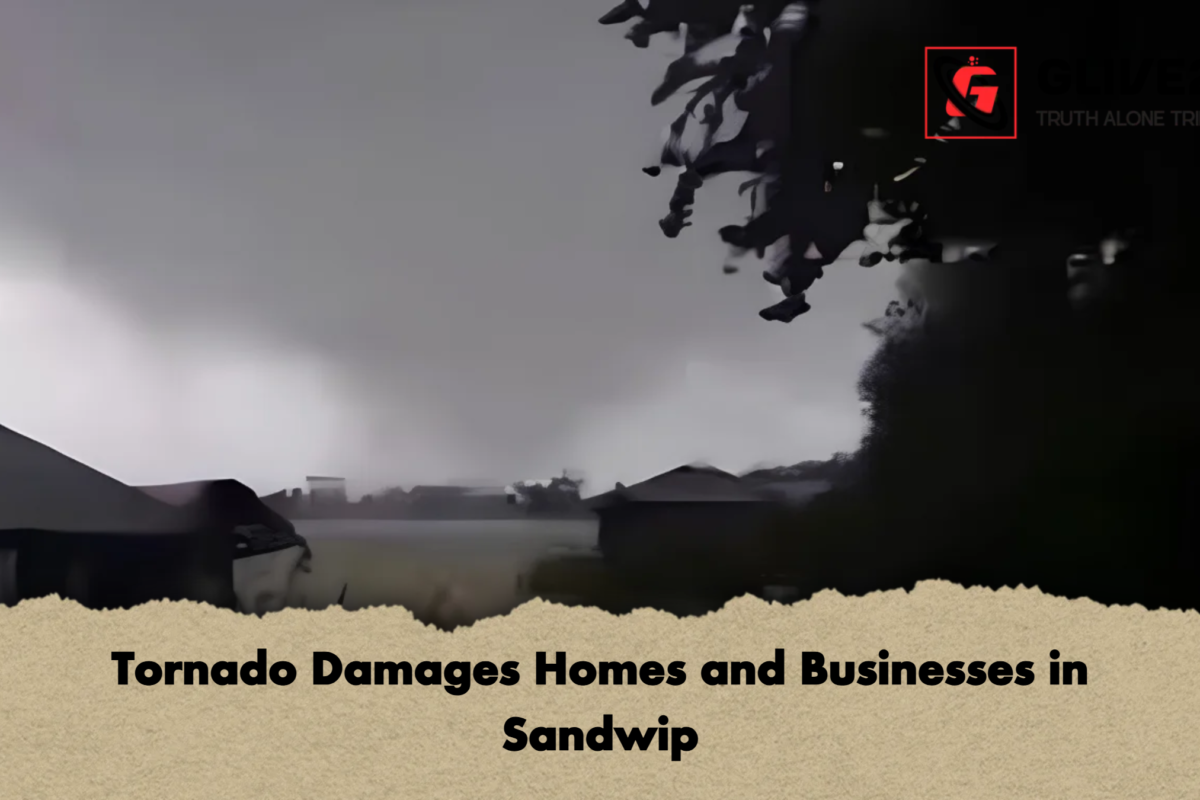 Tornado Damages Homes and Businesses in Sandwip