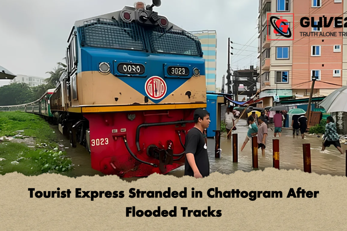 Tourist Express Stranded in Chattogram After Flooded Tracks