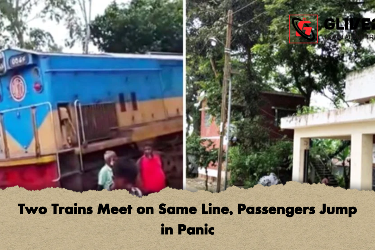 Two Trains Meet on Same Line, Passengers Jump in Panic
