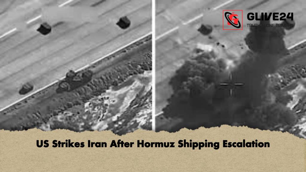 US Strikes Iran After Hormuz Shipping Escalation US Strikes Iran After Hormuz Shipping Escalation