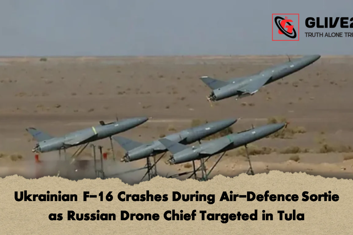 Ukrainian F-16 Crashes During Air-Defence Sortie as Russian Drone Chief Targeted in Tula