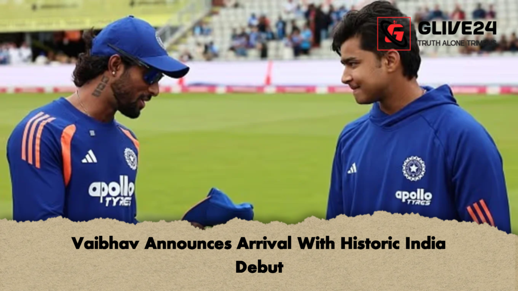 Vaibhav Announces Arrival With Historic India Debut 1 Vaibhav Announces Arrival With Historic India Debut