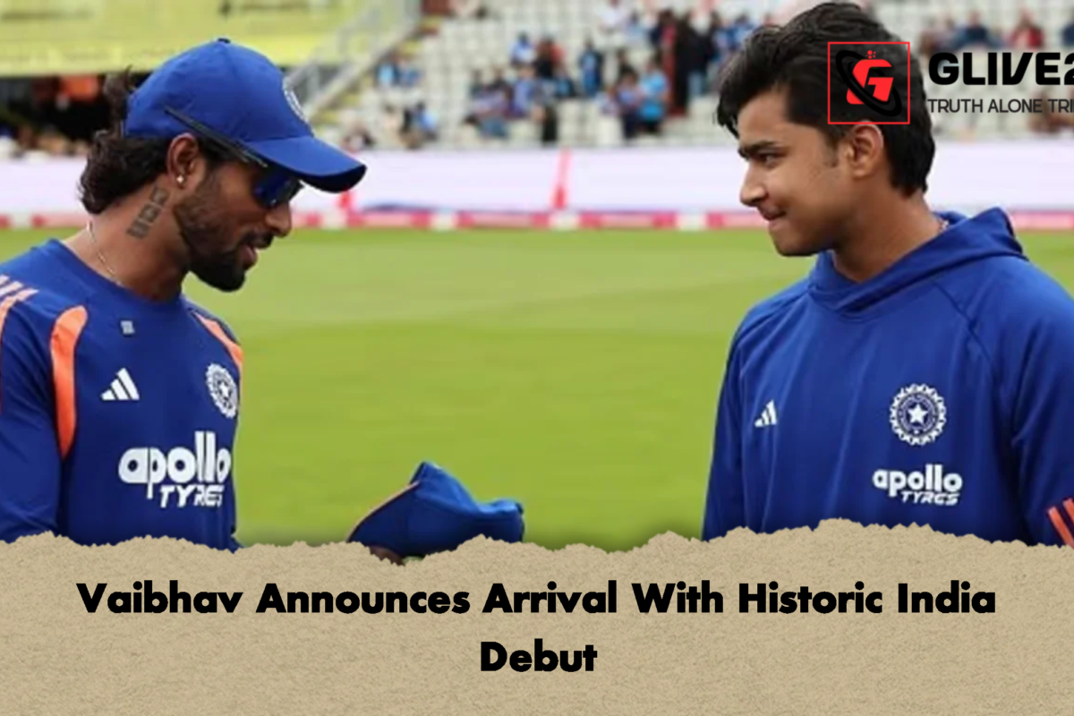 Vaibhav Announces Arrival With Historic India Debut