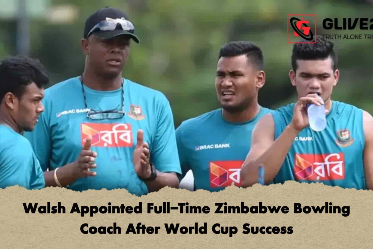 Walsh Appointed Full-Time Zimbabwe Bowling Coach After World Cup Success