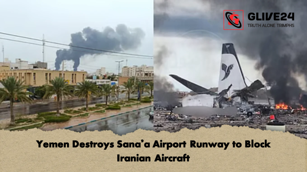 Yemen Destroys Sanaa Airport Runway to Block Iranian Aircraft 2 Yemen Destroys Sana'a Airport Runway to Block Iranian Aircraft