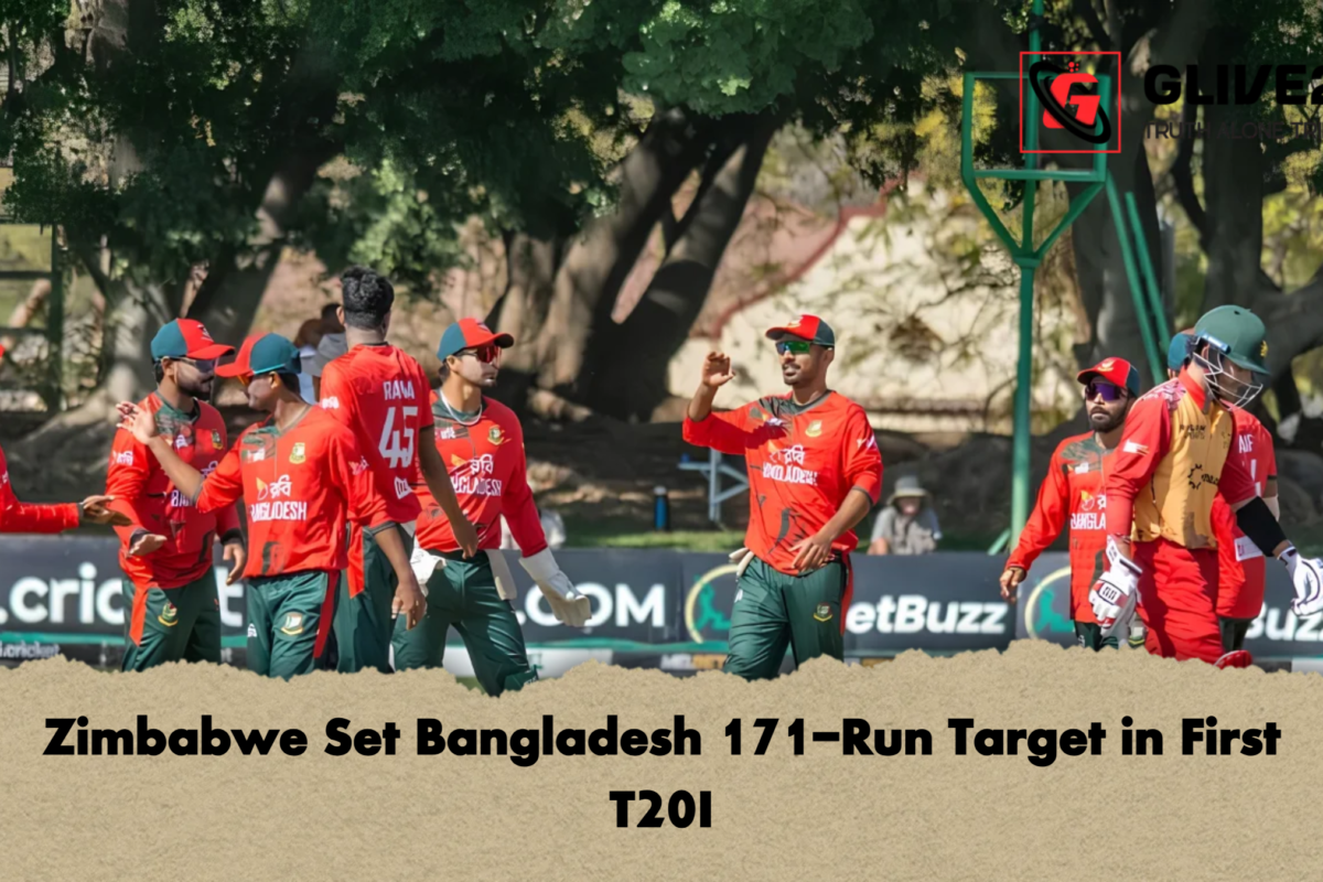 Zimbabwe Set Bangladesh 171-Run Target in First T20I