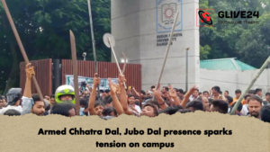 Armed Chhatra Dal, Jubo Dal presence sparks tension on campus Armed Chhatra Dal Jubo Dal presence sparks tension on campus Armed Chhatra Dal, Jubo Dal presence sparks tension on campus