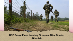 BSF Patrol Flees Leaving Firearms After Border Skirmish