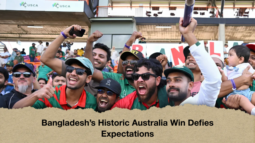 Bangladeshs Historic Australia Win Defies Expectations 2 Bangladesh’s Historic Australia Win Defies Expectations