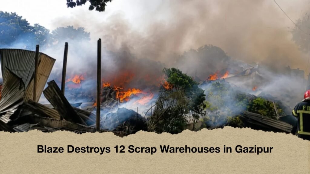 Blaze Destroys 12 Scrap Warehouses in Gazipur 3 Blaze Destroys 12 Scrap Warehouses in Gazipur