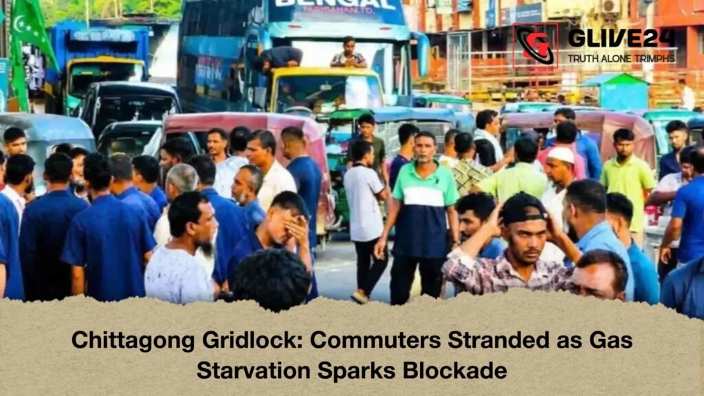 Chittagong Gridlock: Commuters Stranded as Gas Starvation Sparks Blockade 2 Chittagong Gridlock Commuters Stranded as Gas Starvation Sparks Blockade