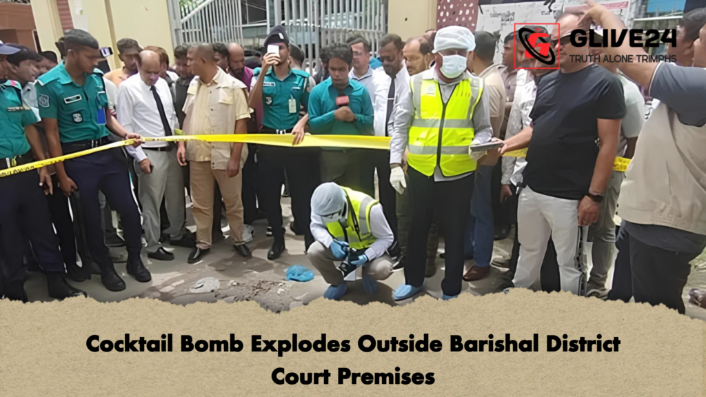 Cocktail Bomb Explodes Outside Barishal District Court Premises 2 Cocktail Bomb Explodes Outside Barishal District Court Premises