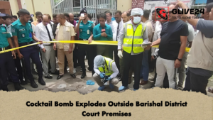 Cocktail Bomb Explodes Outside Barishal District Court Premises 2 Cocktail Bomb Explodes Outside Barishal District Court Premises