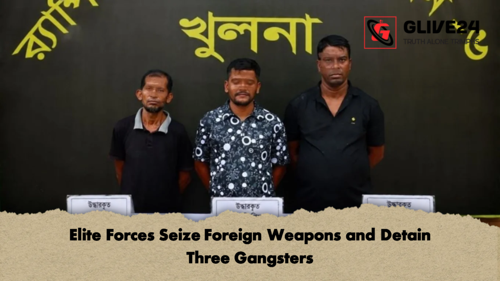 Elite Forces Seize Foreign Weapons and Detain Three Gangsters 1 Elite Forces Seize Foreign Weapons and Detain Three Gangsters