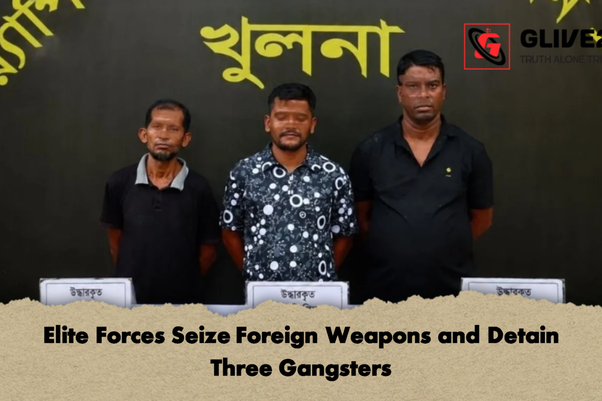 Elite Forces Seize Foreign Weapons and Detain Three Gangsters