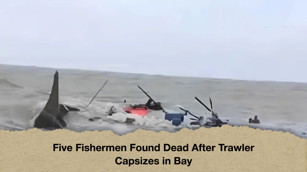 Five Fishermen Found Dead After Trawler Capsizes in Bay 2 Five Fishermen Found Dead After Trawler Capsizes in Bay