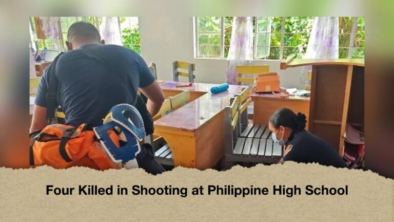 Four Killed in Shooting at Philippine High School 1 Four Killed in Shooting at Philippine High School