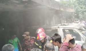 Gas Cylinder Explosion Sparks Fire at Bagerhat Hospital Gas Cylinder Explosion Sparks Fire at Bagerhat Hospital