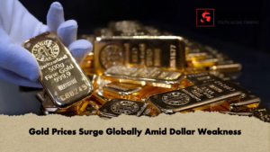 Gold Prices Surge Globally Amid Dollar Weakness 2 Gold Prices Surge Globally Amid Dollar Weakness