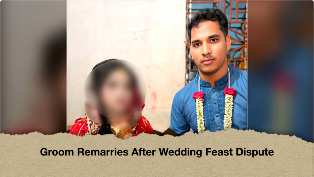 Groom Remarries After Wedding Feast Dispute Groom Remarries After Wedding Feast Dispute