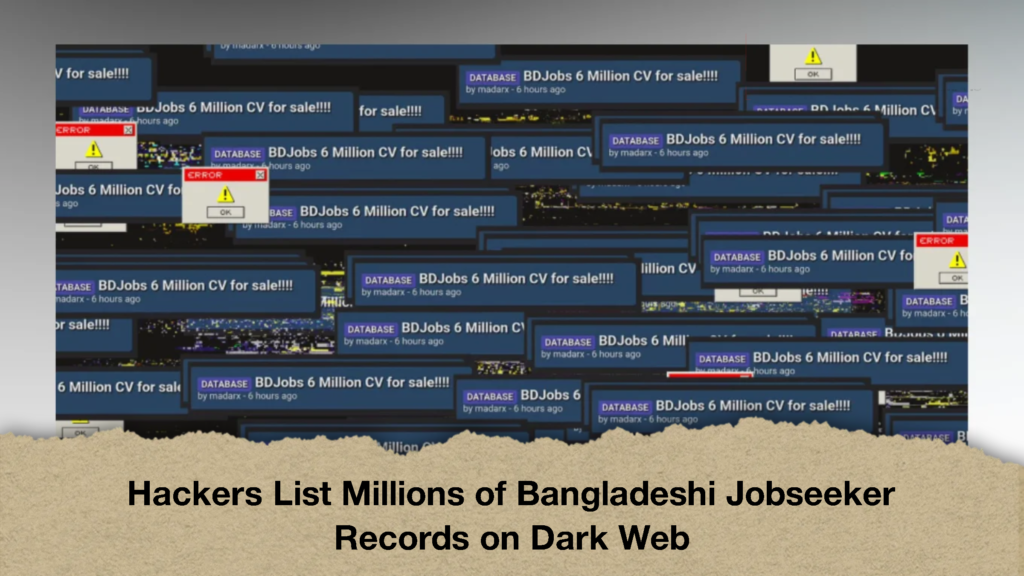 Hackers List Millions of Bangladeshi Jobseeker Records on Dark Web