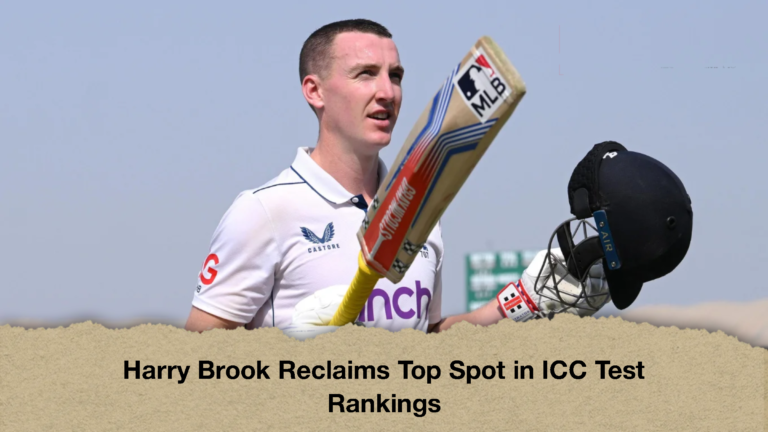 Harry Brook Reclaims Top Spot in ICC Test Rankings (2)